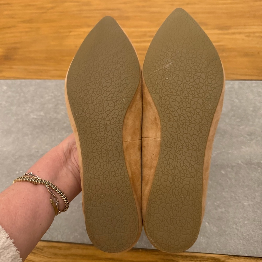 Steve Madden Feather Tan Suede Pointed Toe Loafers Size 9.5M NWOT - Picture 8 of 10